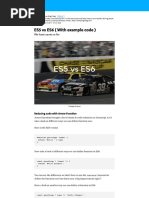 Es5 Vs Es6 (With Example Code) - Codeburst