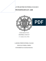 Laporan Praktikum Pendinginan Air