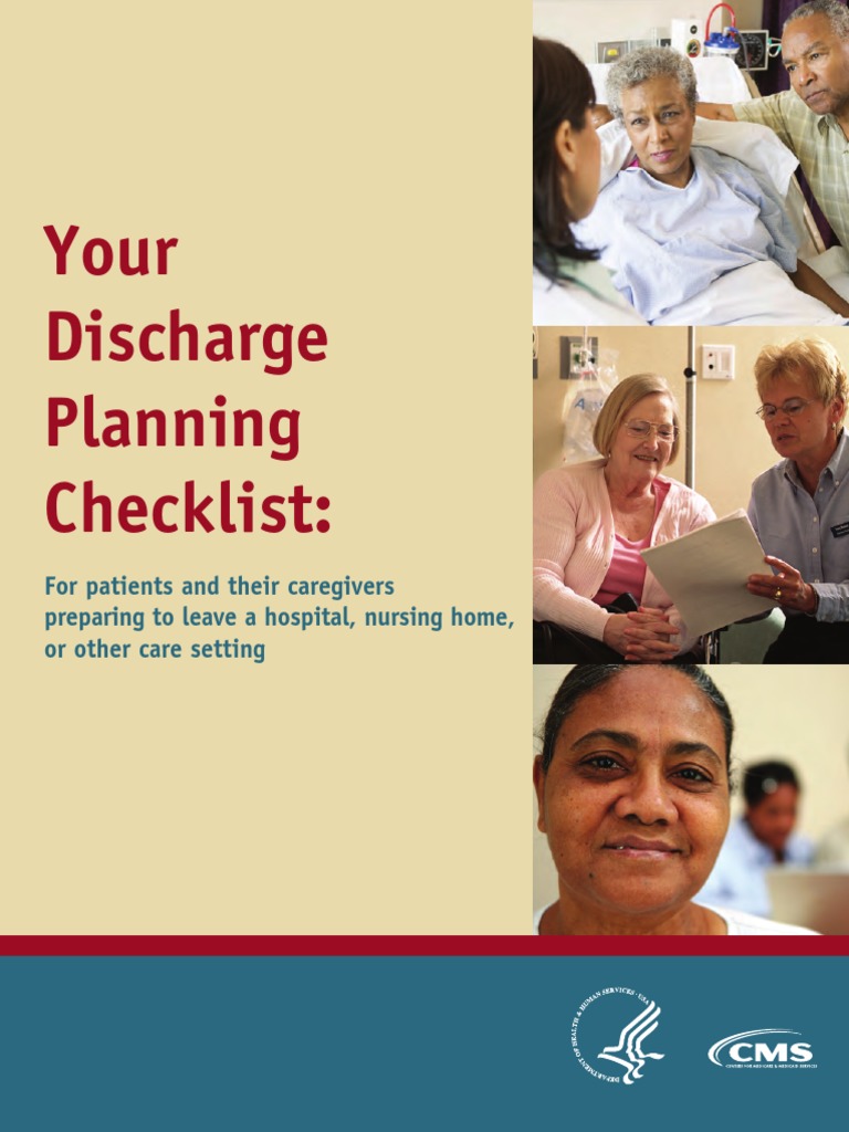 Discharge Planning Checklist PDF Long Term Care Medicare (United