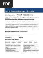 Housekeeping Meeting Organization Guide | PDF | Intention | Communication