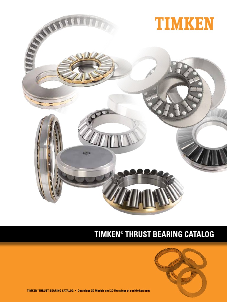 Timken Thrust Bearing Catalog PDF Bearing (Mechanical