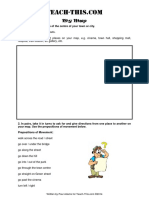 My Map: 1. in The Box, Draw A Map of The Centre of Your Town or City