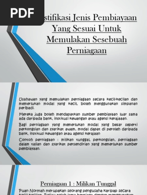 Jenis Pembiayaan Bab 3 Pdf
