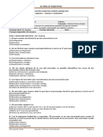 Evaluación Unidad 1 Lengua y Literatura