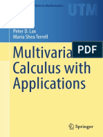 Multivariable Calculus With Applications - Lax