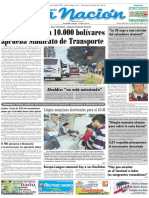 Primera página diario La Nación