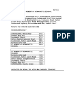 Service 458 Revised Timetable (Kingsley)