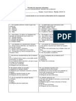 Prueba Estados de La Materia 4 Basico