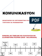 Komunikasyon Ortograpiyang Filipino