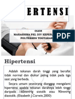 Hipertensi: Oleh Mahasiswa PKL Div Keperawatan Poltekkes Yogyakarta