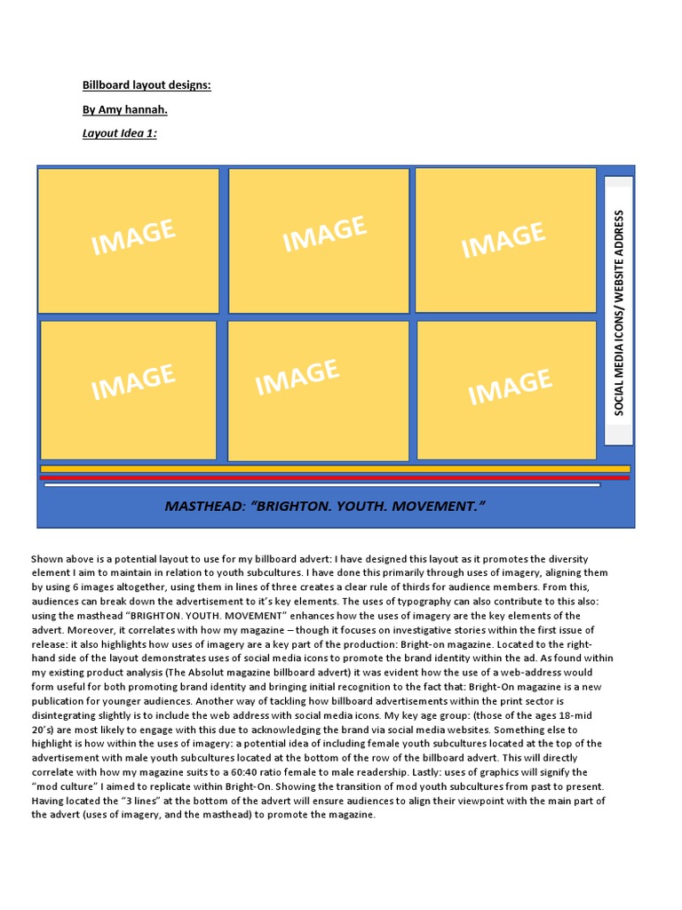 Billboard Layout Designs Pdf Advertising Mass Media