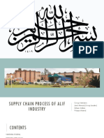 Presentation On Alif Industry