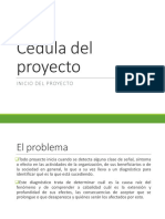 Cédula Del Proyecto