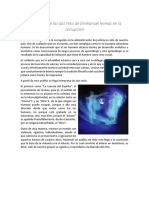 Informe Sobre Las Dos Tesis de Emmanuel Levinas en La Corrupción