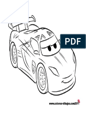 Dibujo de Car para Colorear | PDF