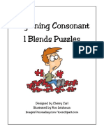 Beginning Consonant L Blends Puzzles