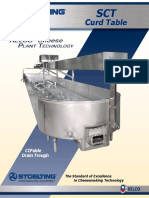 Curd Table: Cipable Drain Trough