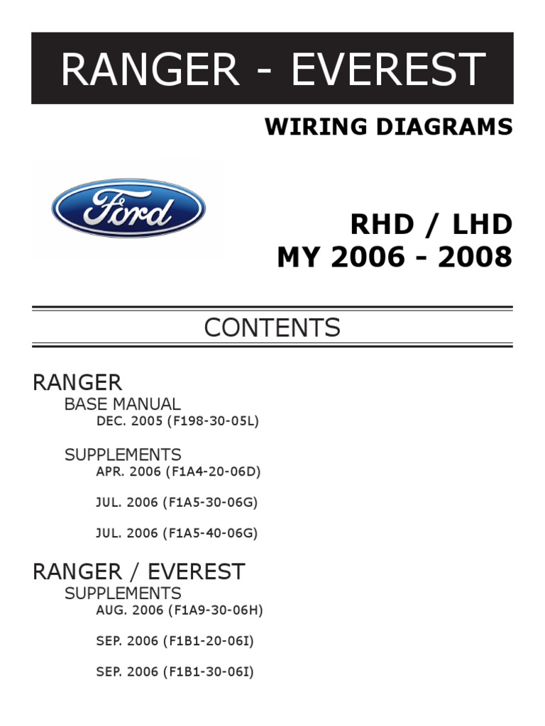 Ranger Everest Wiring Diagrams Pdf Electrical Connector Hvac