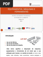 Equipamentos, Máquinas e Ferramentas - Sessões