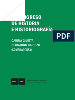 VI Congreso de Historia e Historiografia FHUC UNL 2015 PDF