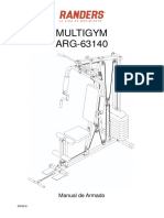 Multigym ARG-63140: Manual de Armado