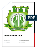 Unidad V Control Taller