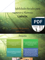 Taller de Habilidades Sociales Empatia