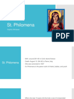 St. Philomena: Sophia Whitesel