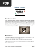 Unidad 1 S3 Actividad 2 Campaña publicitaria 