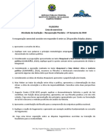 Atividade Recuperação 4 Ano - 1 Semestre