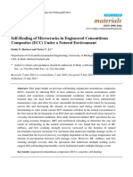 Materials: Self-Healing of Microcracks in Engineered Cementitious Composites (ECC) Under A Natural Environment