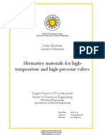 Materials For High-Temperature and High-Pressure Valves