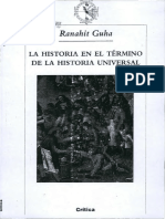 Guha - La Historia en El Término de La Historia Universal