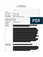 FY 17 Budget Appeals Review