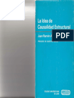 La Idea de Causalidad Estructural. Prólogo de Gustav Bueno