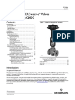 Fisher ED and EAD Easy e Valves CL125 Through CL600: Scope of Manual