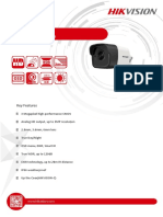 DS-2CE16F7T-IT 3MP WDR EXIR Bullet Camera: Key Features