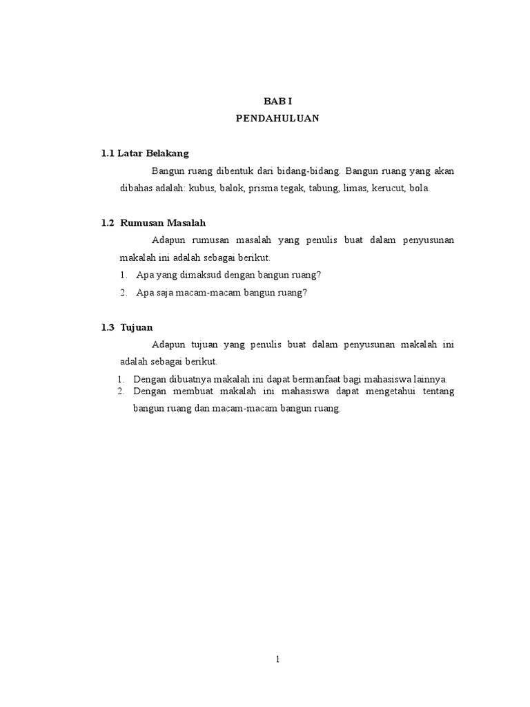 Makalah Bangun Ruang Sisi Datar Asuhankeperawatankesehatan Blogspot Co Id