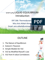 Vapor/Liquid Equilibrium-: ERT 206: Thermodynamics Miss Anis Atikah Ahmad Email: Anis Atikah@unimap - Edu.my