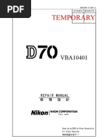 Download Nikon D70 Service Manual by anlomol4671 SN37814119 doc pdf