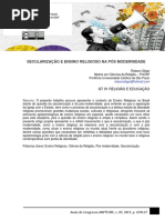 SECULARIZAÇÃO E ENSINO RELIGIOSO NA PÓS MODERNIDADE - Robson Stigar