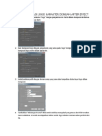 Membuat Animasi Logo Karakter Dengan After Effect