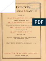 LAREDO, GUEVARA (Et Al). Místicos Franciscanos Españoles (Tomo II), BAC, 1948