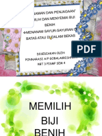 RBT - Pemilihan Biji Benih