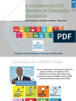 Objetivos de Desarrollo Sostenible y Milenio