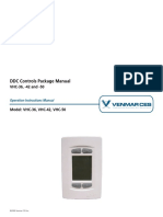 DDC Controls Package Manual: VHC-36, - 42 and - 50