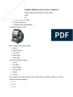 Soal Pilihan Ganda Peralatan Tata Cahaya PDF