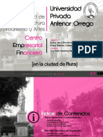 FAUA UPAO Tesis Centro Empresarial Financiero en La Ciudad de Piura PDF