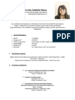 CV - Glenda Inés Saldaña Meza