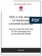Finite Element Analysis in The Design of Reinforced Concrete Buildings
